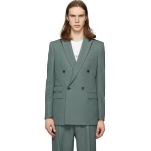 NWT Men's Stella McCartney Green Holden Blazer IT 50 US 40 Double Breasted $1950
